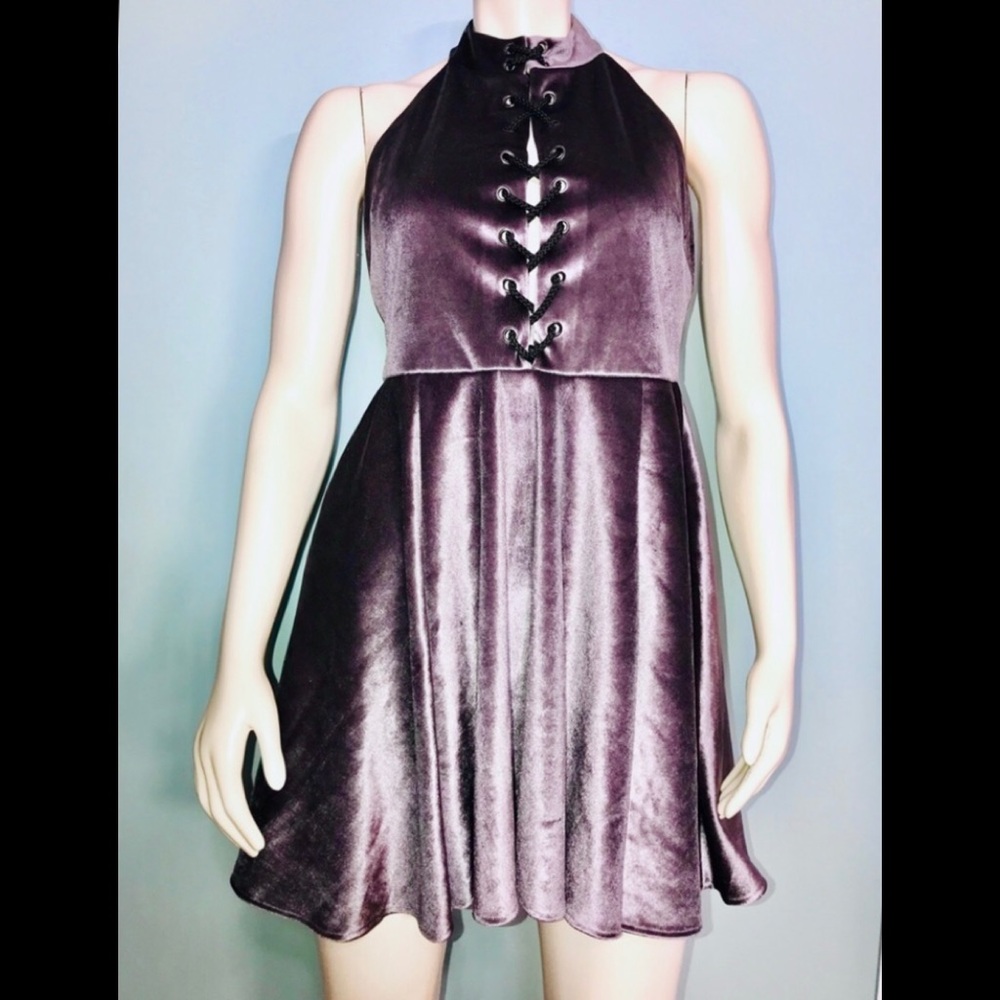 ROMEO & JULIET •Velvet MiniDress (M) $$FIRM NWT!!
